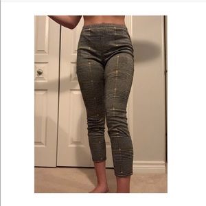 legging like checkered pants